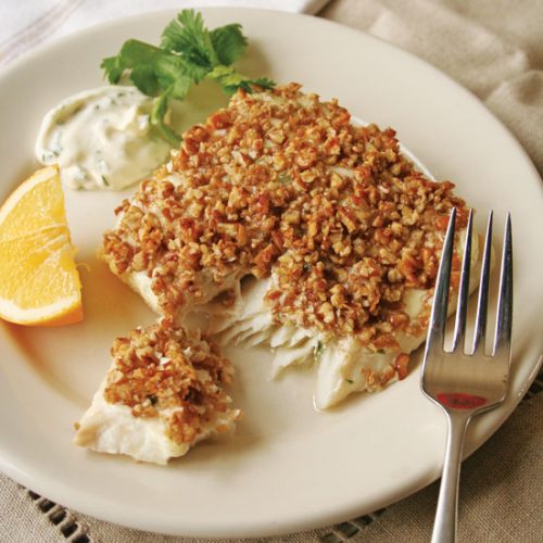 PecanCrusted Halibut Recipe Grit